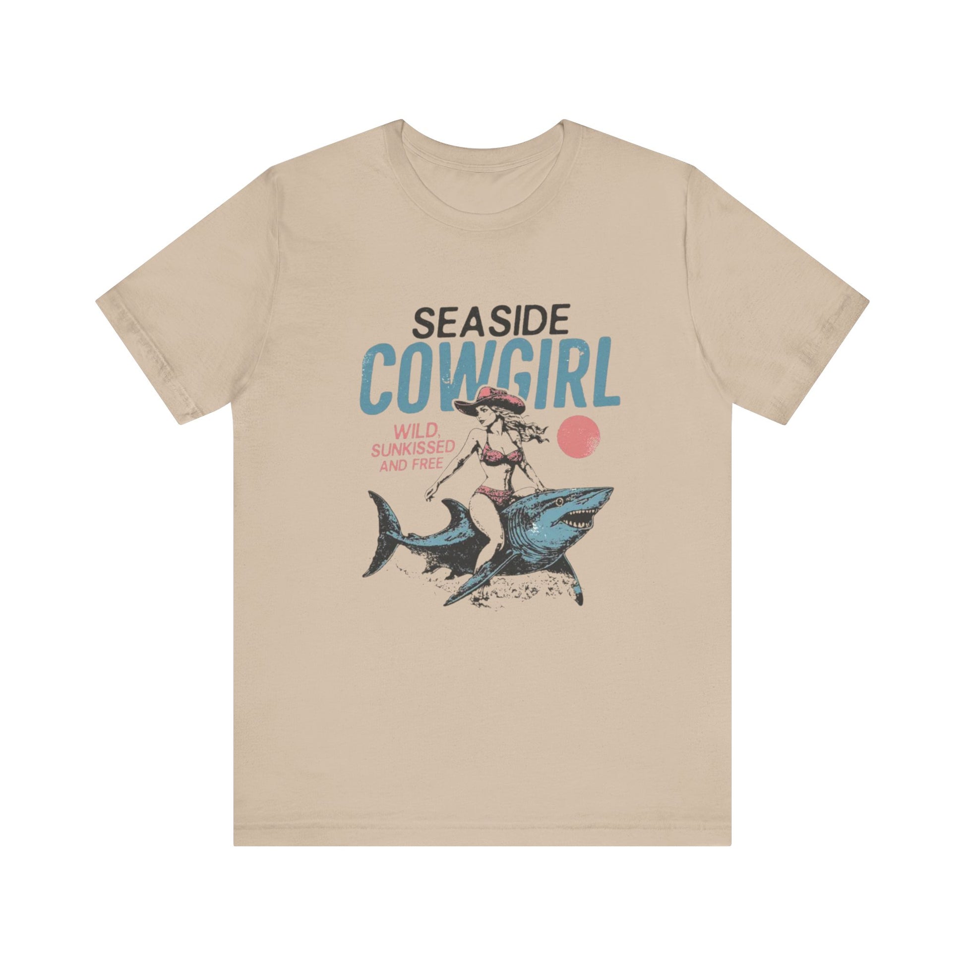 Seaside cowgirl retro summer Shirt, Western beach Shirt, Wild sunkissed Shirt - PopCultureByDesign36