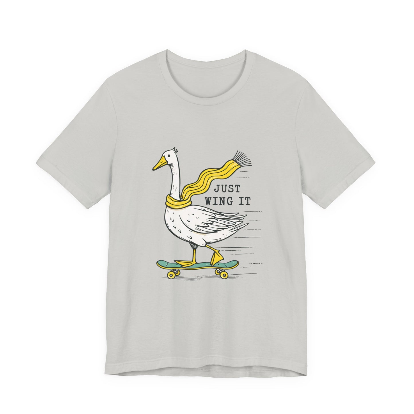 Pun Humor Bird Tee, Bird Lover Gift, Funny Bird Shirt, Skateboard Goose - PopCultureByDesign36