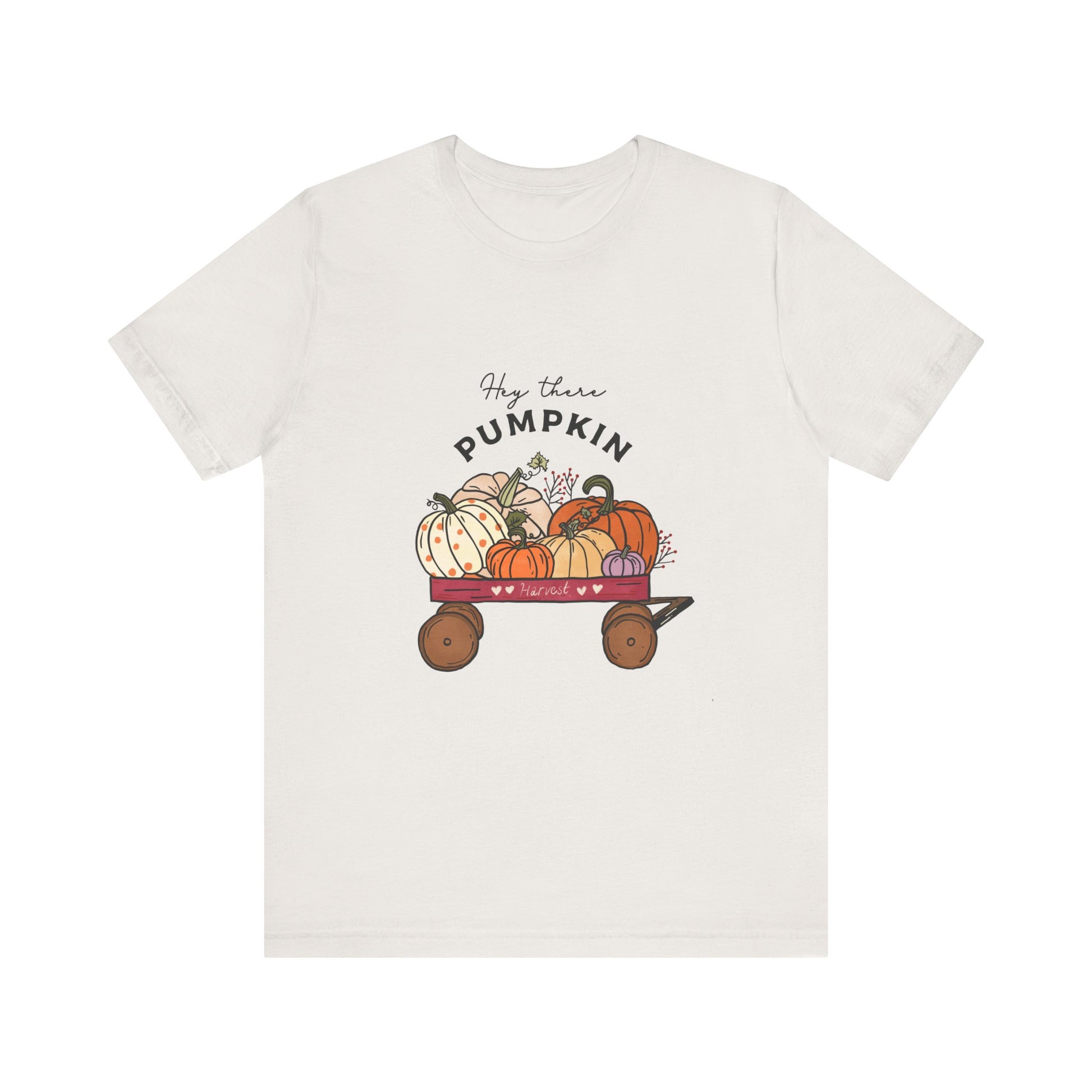 Hey There Pumpkin Unisex Tee, Autumn Halloween Pumpkin T-Shirt - PopCultureByDesign36