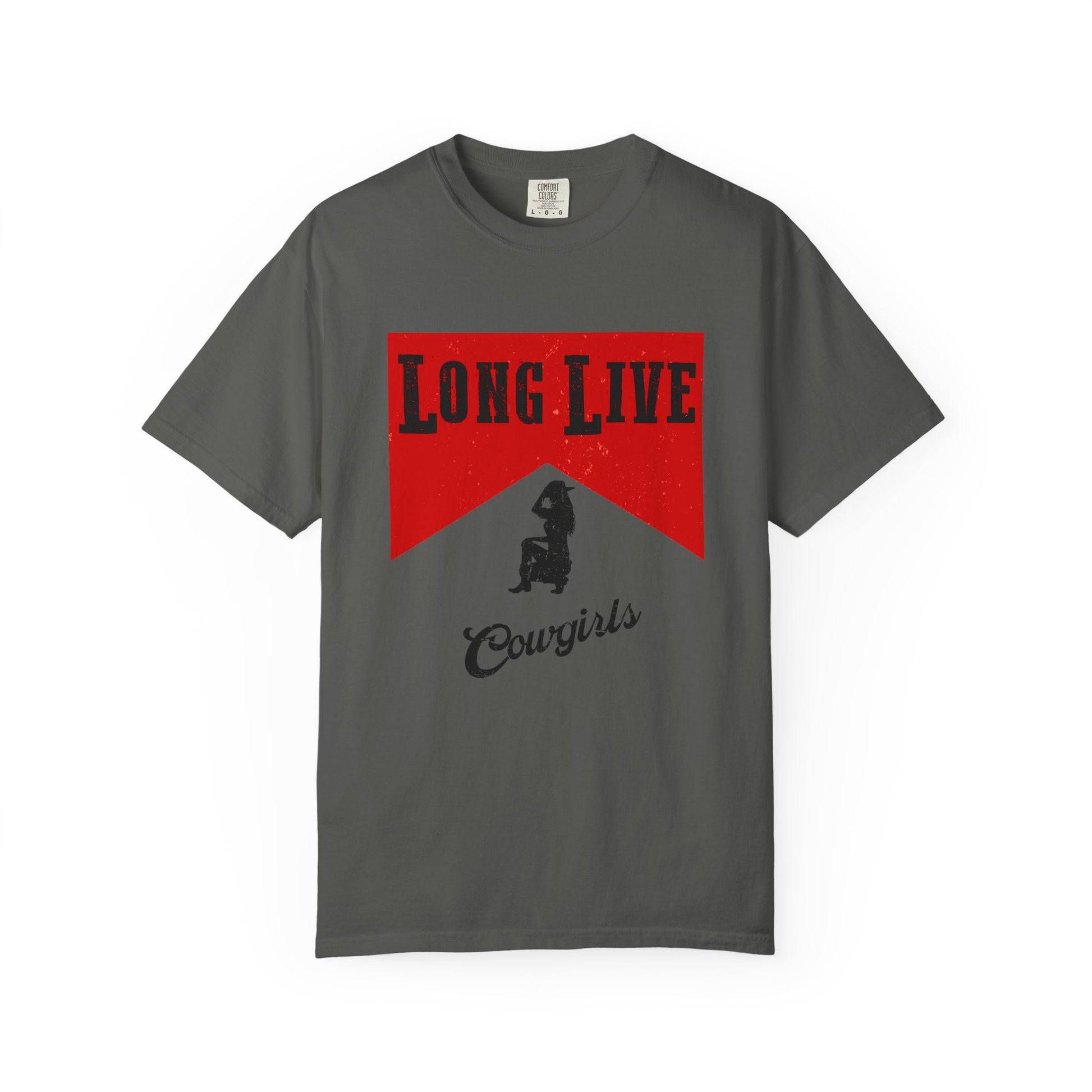 Comfort Colors Long Live Cowgirls western graphic shirt, Rodeo shirt - PopCultureByDesign36
