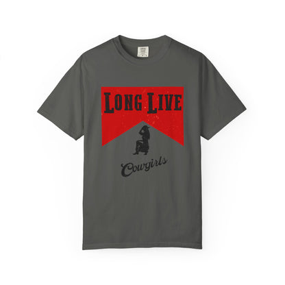 Comfort Colors Long Live Cowgirls western graphic shirt, Rodeo shirt - PopCultureByDesign36