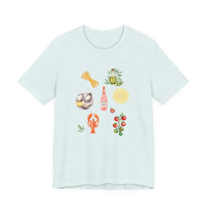 Italia Shirt, Coastal Grandma, Italian Summer Meal Tee - PopCultureByDesign36