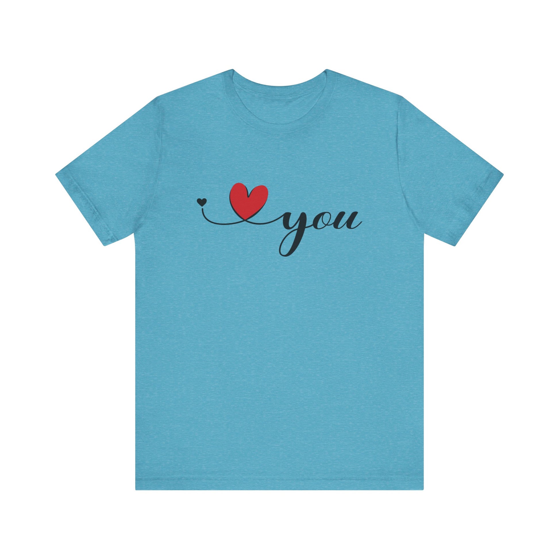 I Love You Shirt, Love Shirt, Valentines Day Shirt, I Love You Minimalist Shirt - PopCultureByDesign36