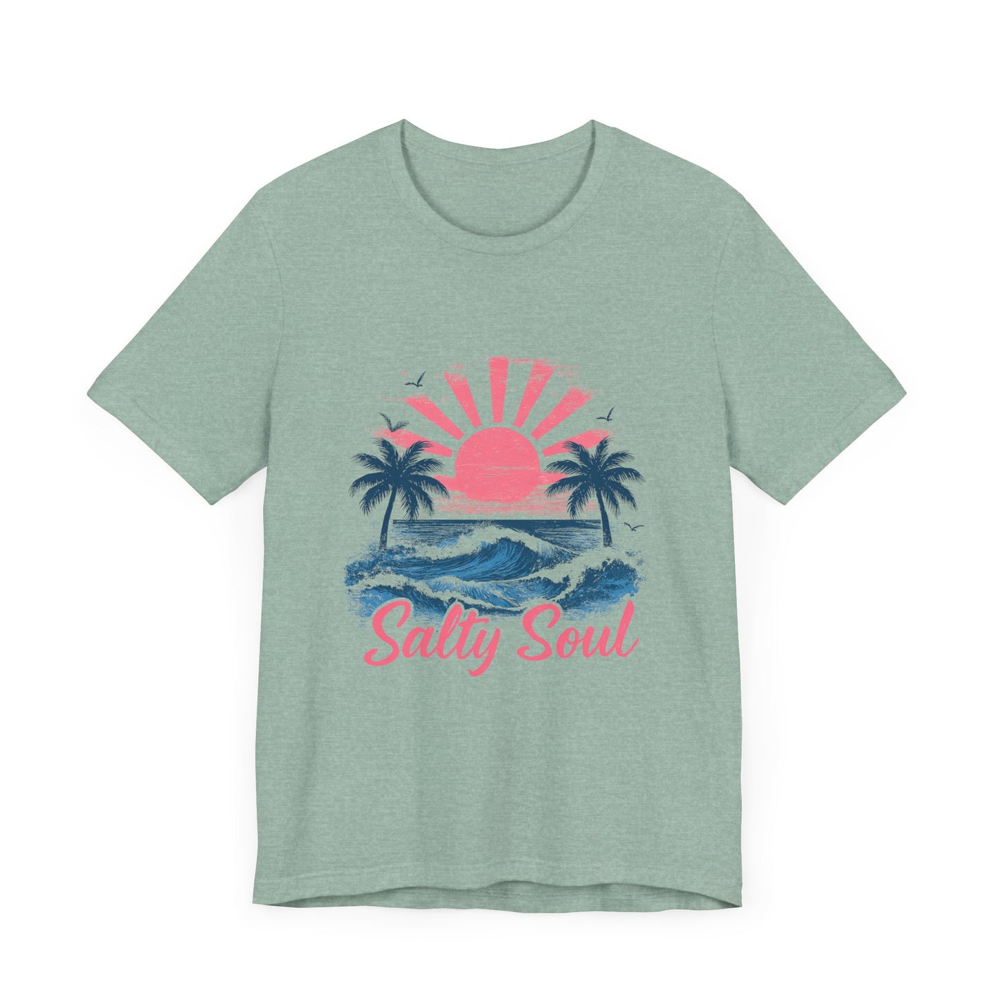 Retro Salty Soul Shirt, Summer Salty Soul T-shirt, Trendy Summer Shirt - PopCultureByDesign36