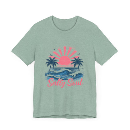Retro Salty Soul Shirt, Summer Salty Soul T-shirt, Trendy Summer Shirt - PopCultureByDesign36