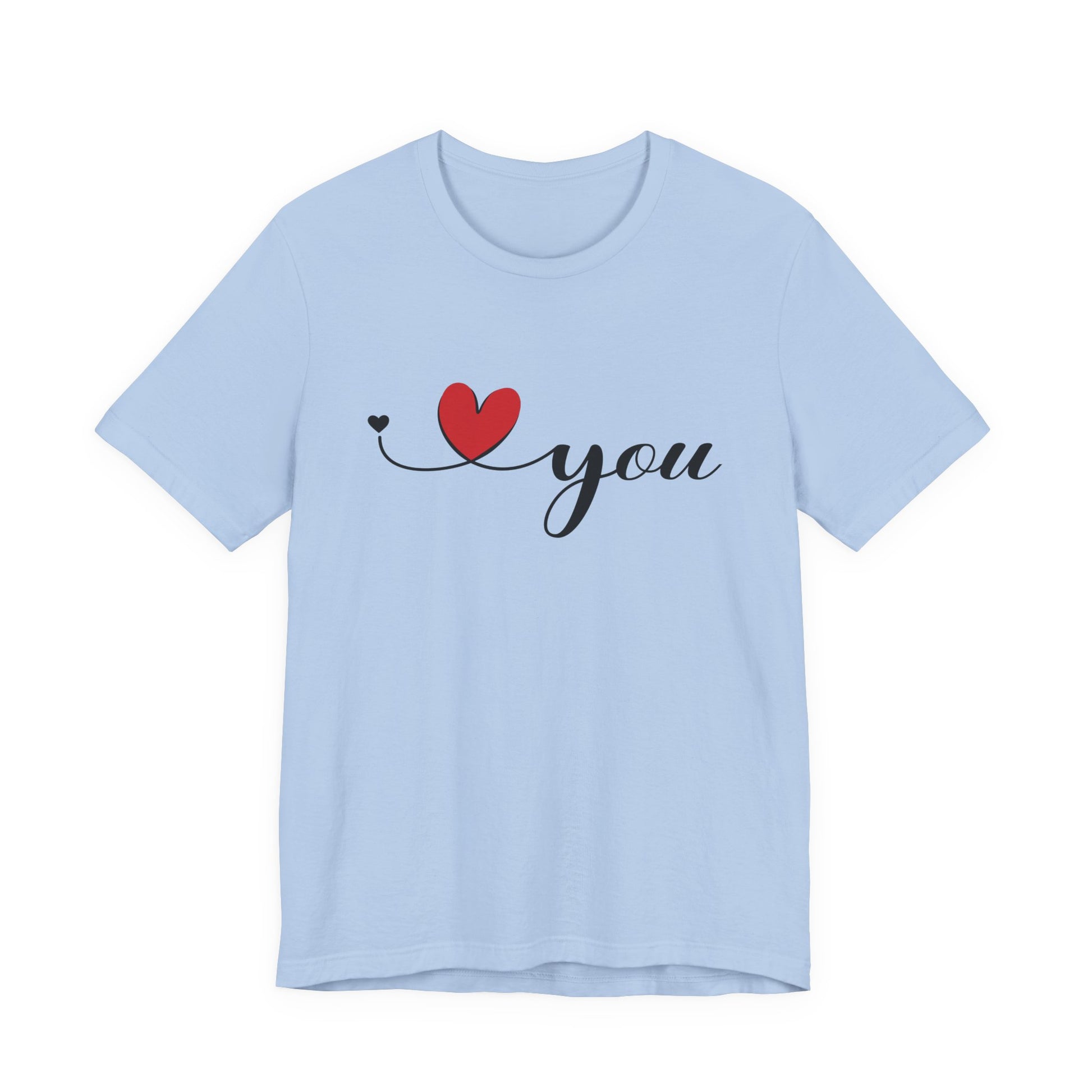 I Love You Shirt, Love Shirt, Valentines Day Shirt, I Love You Minimalist Shirt - PopCultureByDesign36