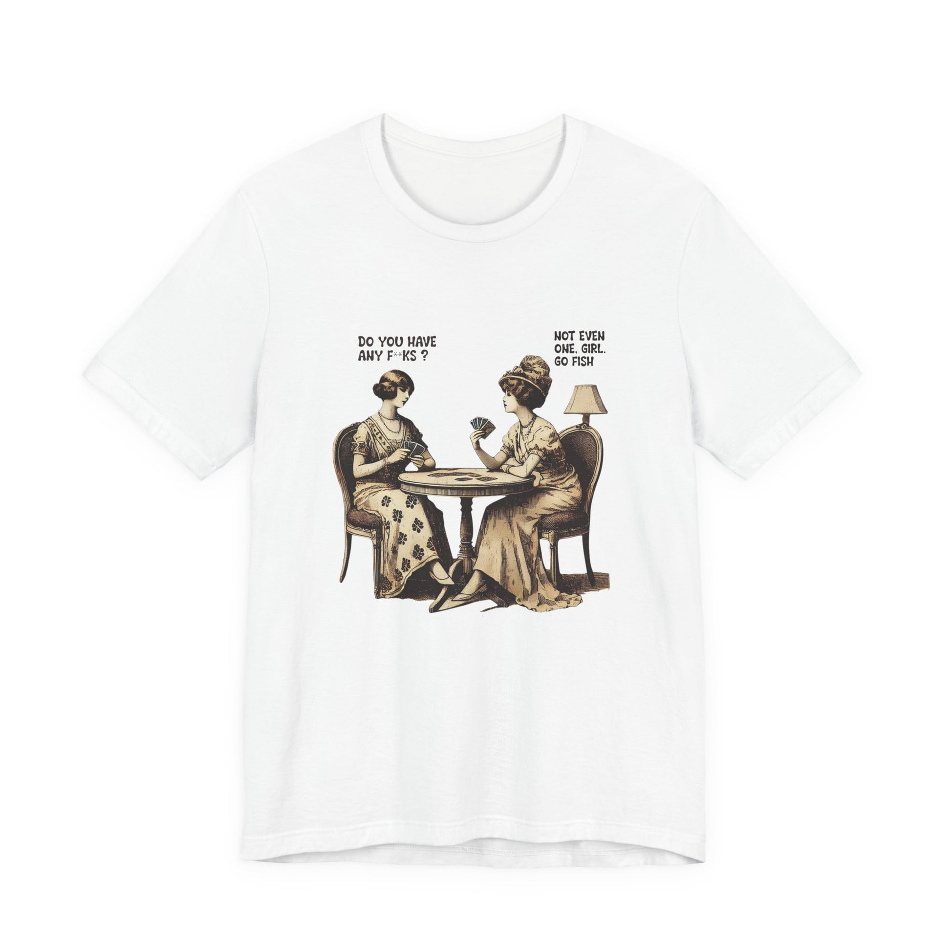 Funny Card Playing Tee, Card Playing Lovers Tee, Vintage Style Top - PopCultureByDesign36