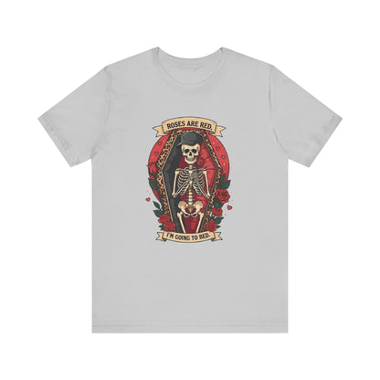 Valentine's Day Shirt, Funny Skeleton Valentines Shirt, I'm Dead Inside - PopCultureByDesign36