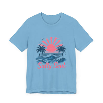 Retro Salty Soul Shirt, Summer Salty Soul T-shirt, Trendy Summer Shirt - PopCultureByDesign36