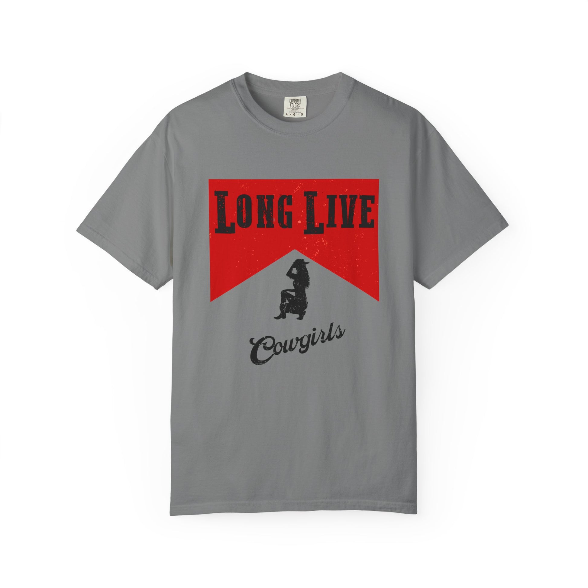 Comfort Colors Long Live Cowgirls western graphic shirt, Rodeo shirt - PopCultureByDesign36