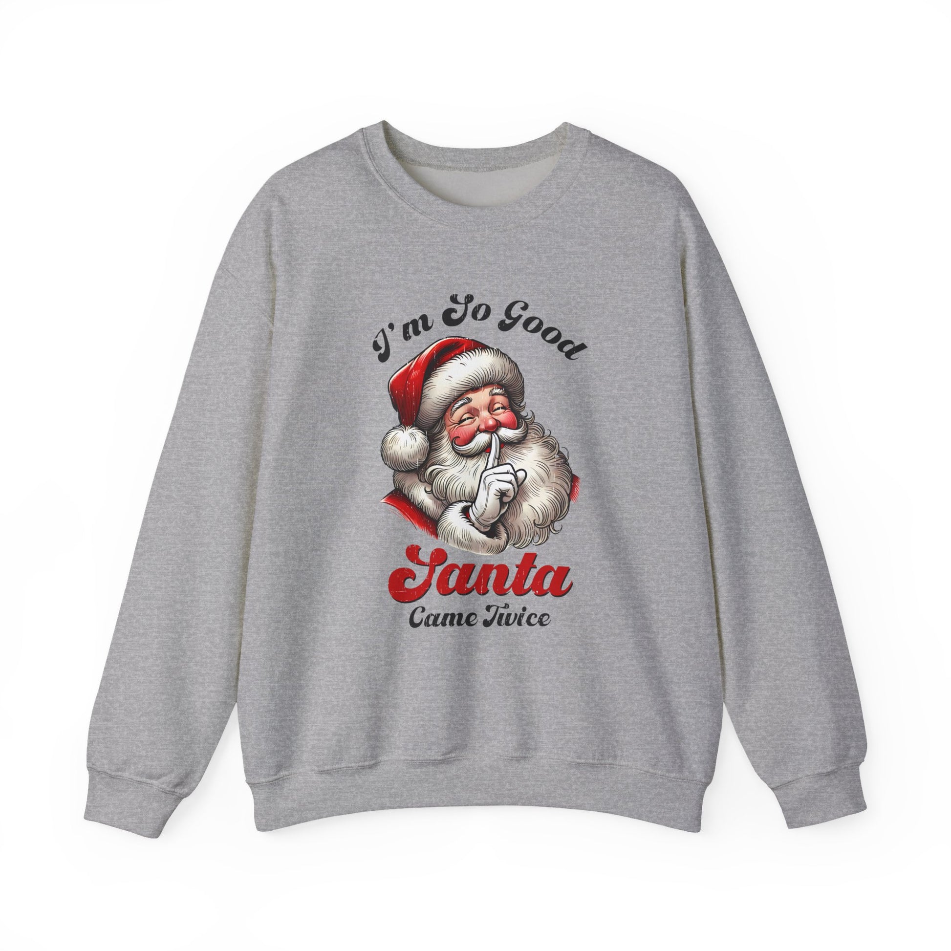Funny Santa Sweatshirt, Women Ugly Christmas Sweatshirt, Holiday Sweatshirt - PopCultureByDesign36