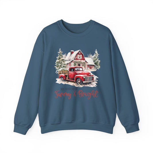 May your day be farmy and bright, Country Farm Christmas shirt - PopCultureByDesign36
