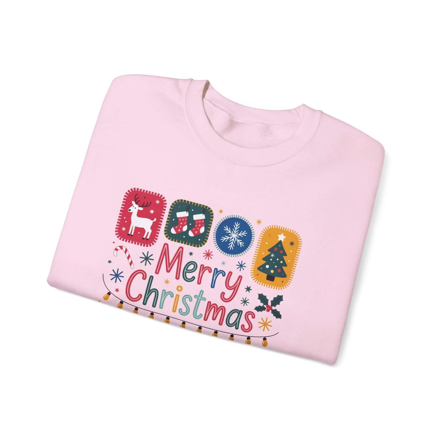 Christmas Cute Collage Sweatshirt, Winter Collage Seasonal Sweatshirt - PopCultureByDesign36
