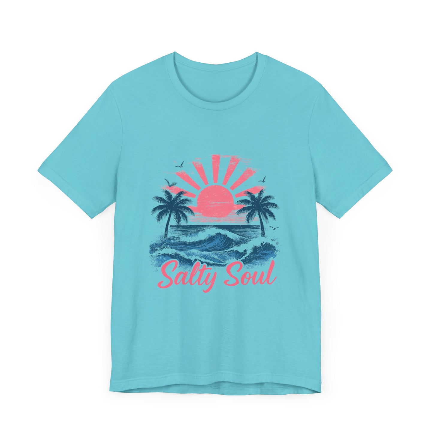 Retro Salty Soul Shirt, Summer Salty Soul T-shirt, Trendy Summer Shirt - PopCultureByDesign36