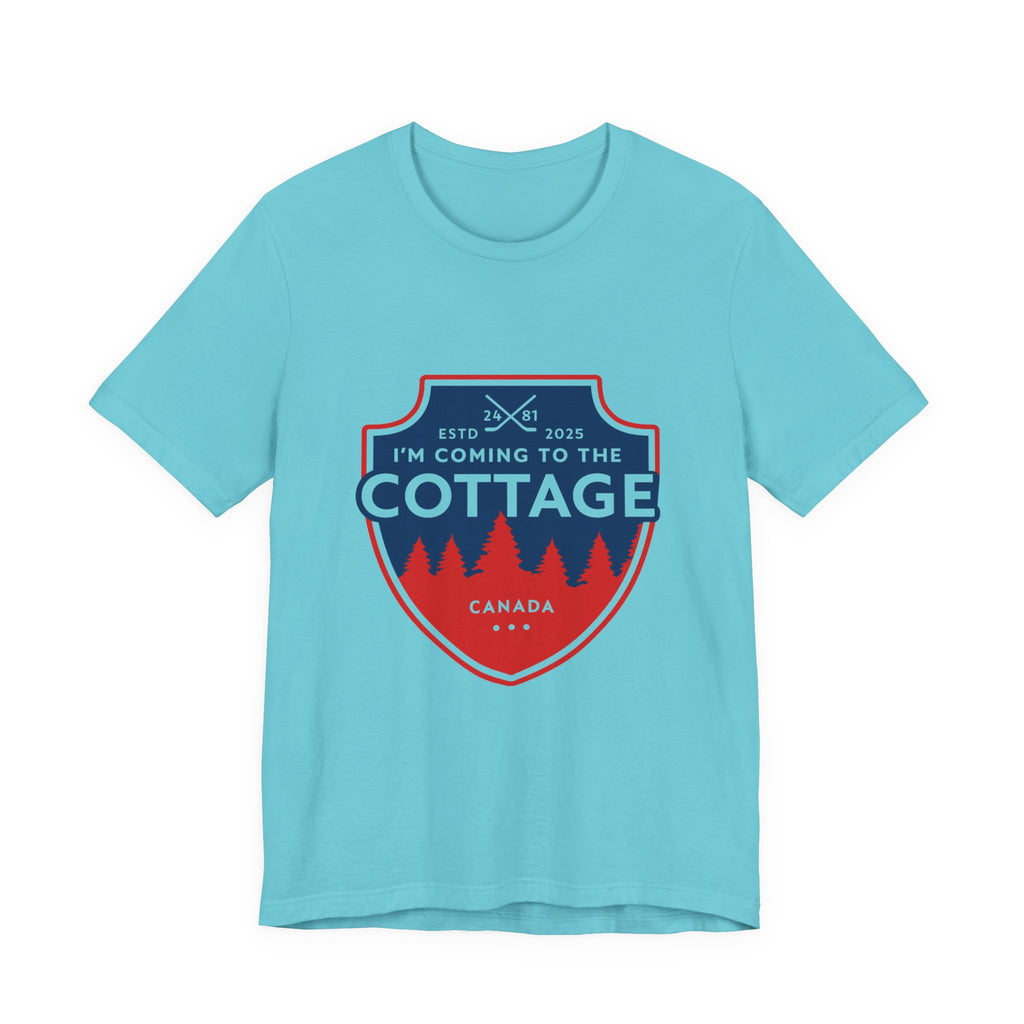 Cottage Hockey Tee — “I’m Coming to the Cottage” Canadian Hockey Lover Shirt by PopCultureByDesign36