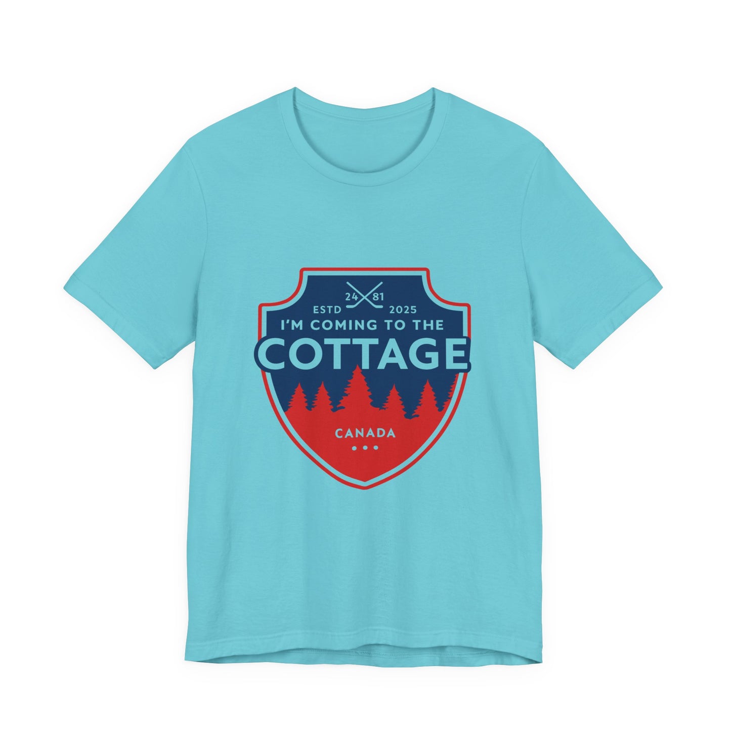Cottage Hockey Tee — “I’m Coming to the Cottage” Canadian Hockey Lover Shirt