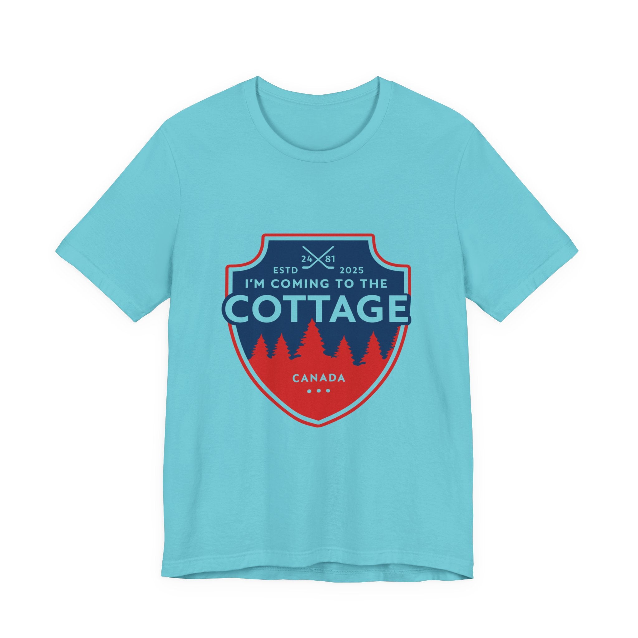 Cottage Hockey Tee — “I’m Coming to the Cottage” Canadian Hockey Lover Shirt by PopCultureByDesign36