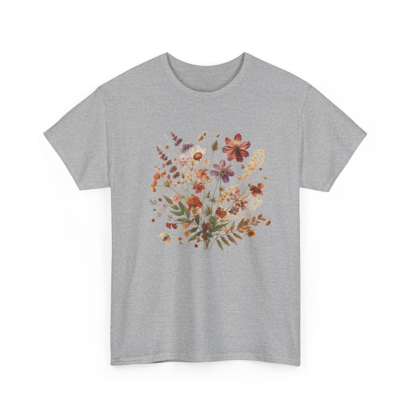 Wild Flowers T-Shirt, Floral Nature T-Shirt, Cottagecore Shirt - PopCultureByDesign36