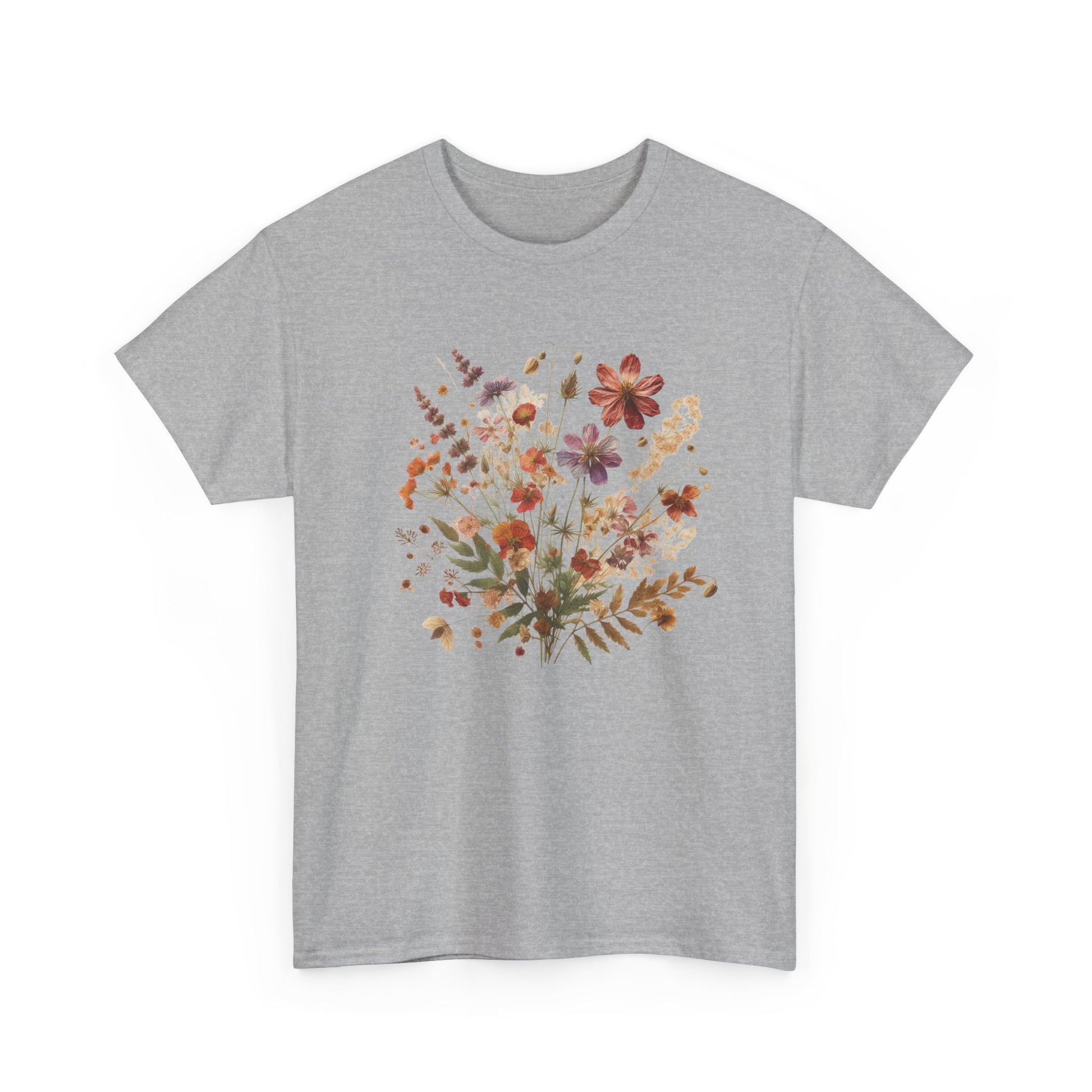 Wild Flowers T-Shirt, Floral Nature T-Shirt, Cottagecore Shirt - PopCultureByDesign36