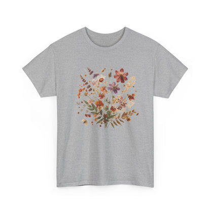 Wild Flowers T-Shirt, Floral Nature T-Shirt, Cottagecore Shirt - PopCultureByDesign36