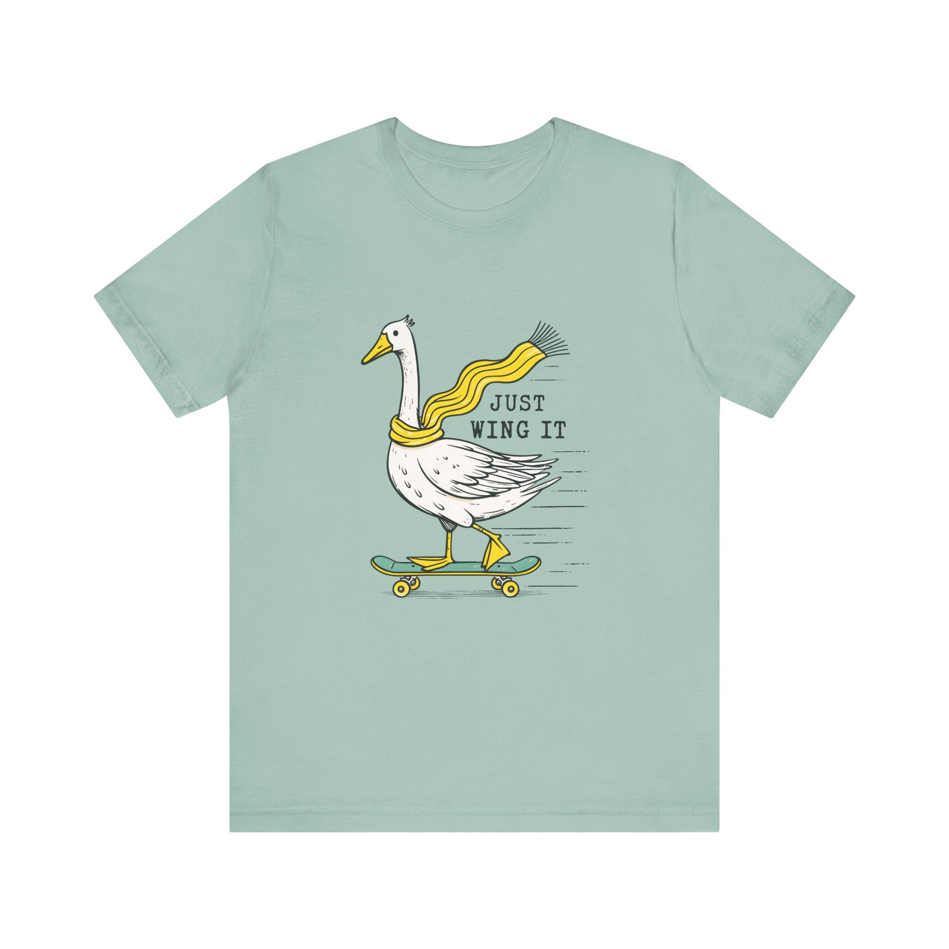 Pun Humor Bird Tee, Bird Lover Gift, Funny Bird Shirt, Skateboard Goose - PopCultureByDesign36