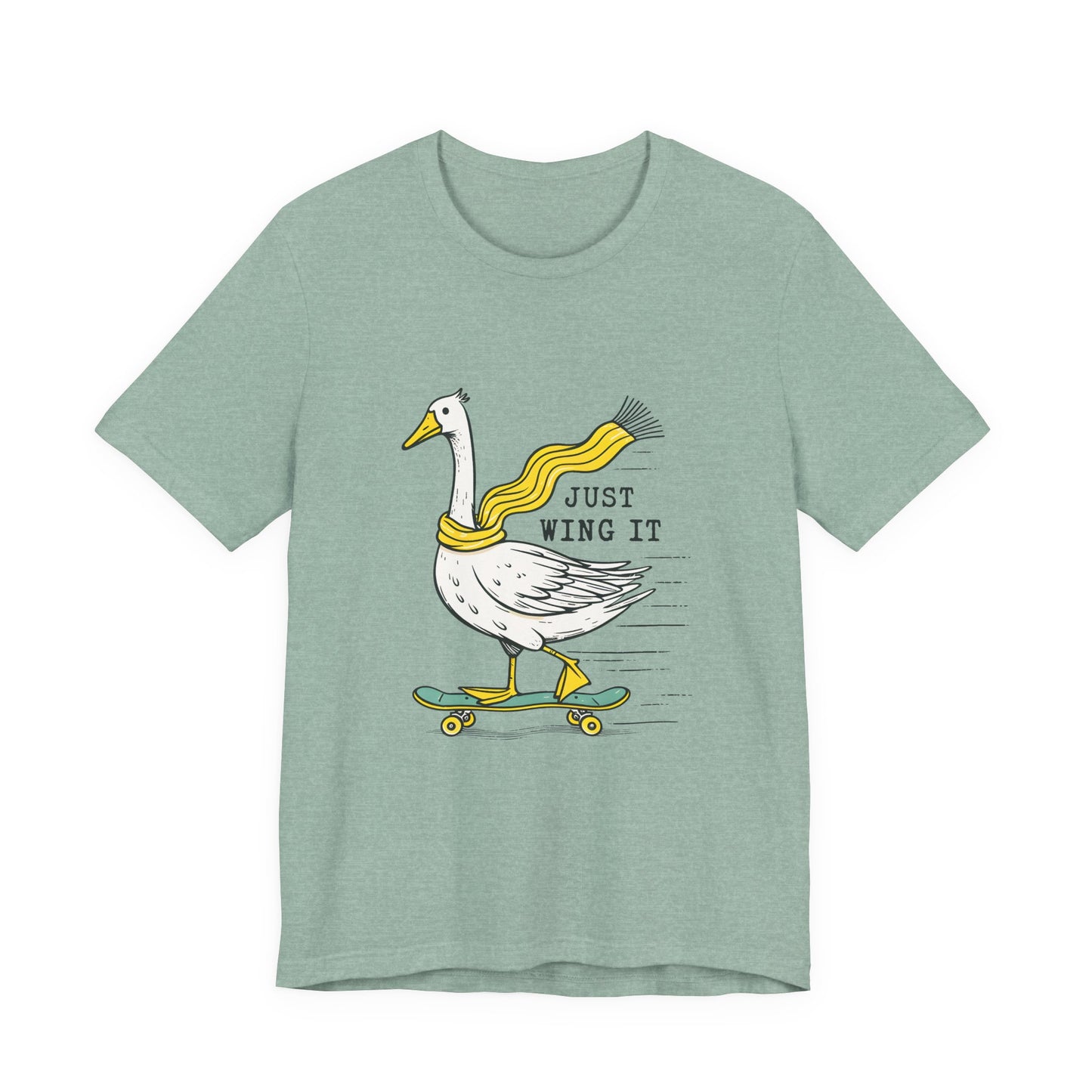Pun Humor Bird Tee, Bird Lover Gift, Funny Bird Shirt, Skateboard Goose - PopCultureByDesign36