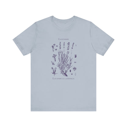 Retro Lavender Adult Shirt, Wildflowers Nature Shirt, Botanical Shirt - PopCultureByDesign36