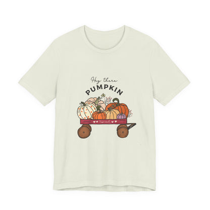 Hey There Pumpkin Unisex Tee, Autumn Halloween Pumpkin T-Shirt - PopCultureByDesign36