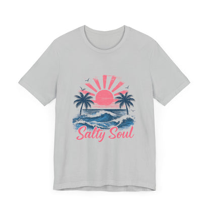 Retro Salty Soul Shirt, Summer Salty Soul T-shirt, Trendy Summer Shirt - PopCultureByDesign36
