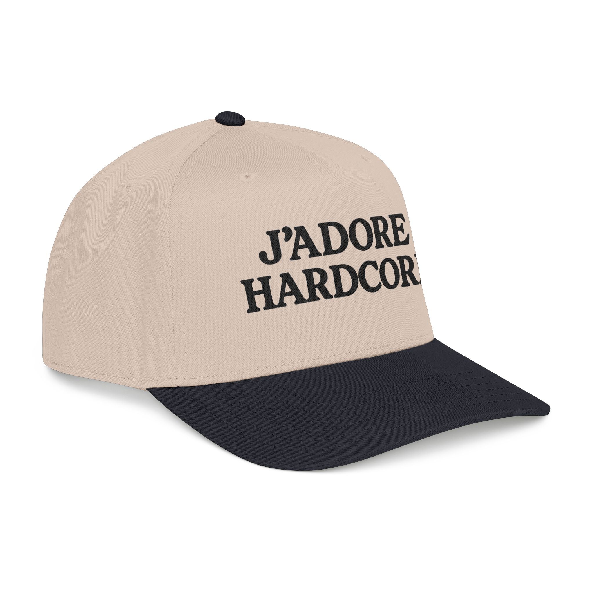 Jadore Hardcore Baseball Cap — Mid Profile by PopCultureByDesign36