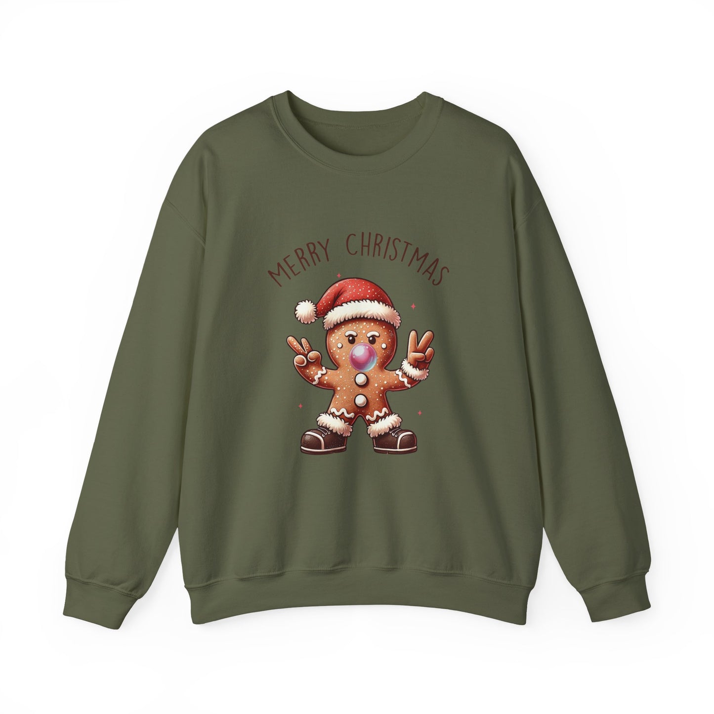 Funny Christmas Gingerbread Sweatshirt, Christmas Cookie Shirt, Christmas Santa - PopCultureByDesign36