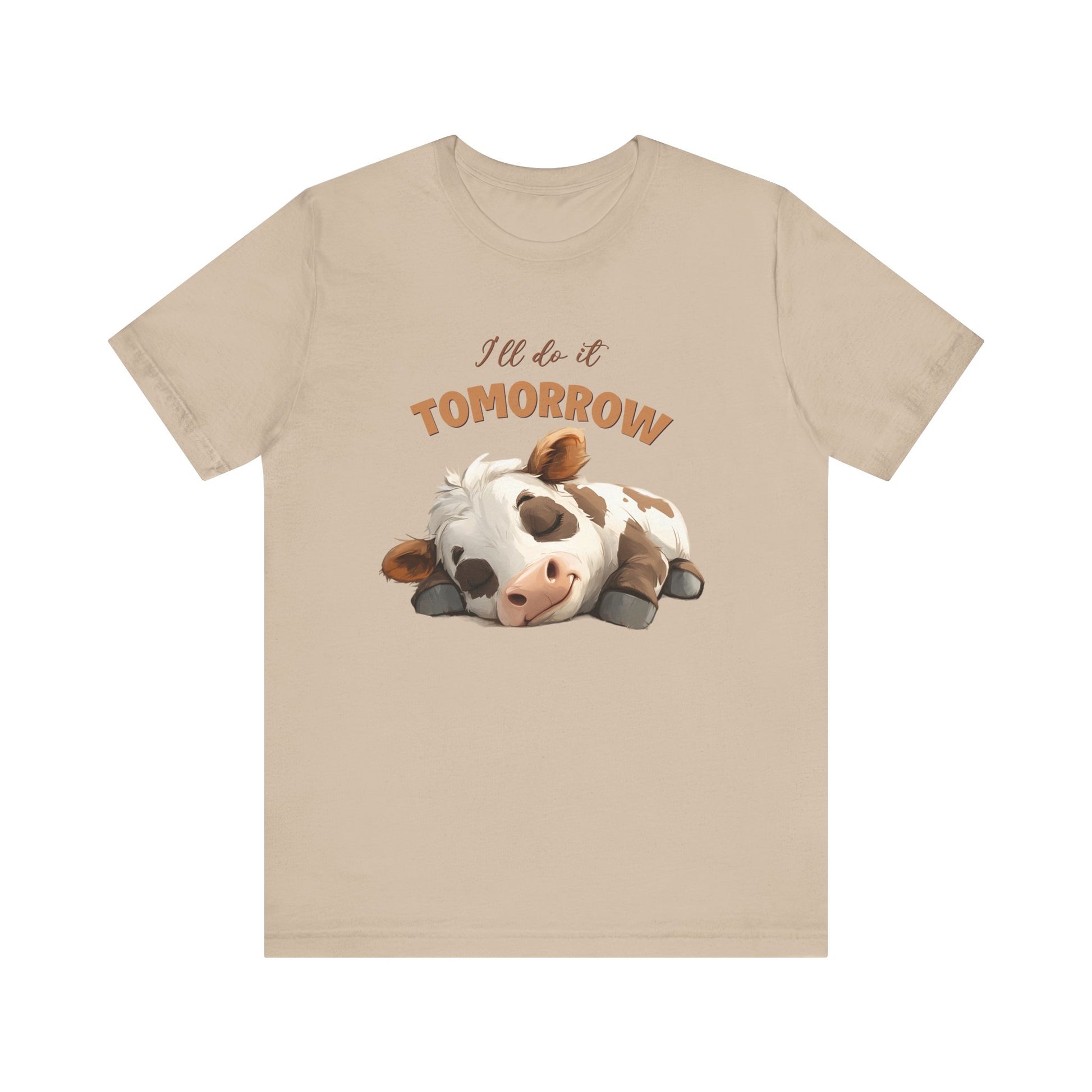 I'll do it tomorrow, Funny Cow shirt, Cow shirt, Cute Cow shirt - PopCultureByDesign36