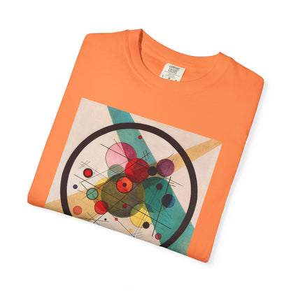 Abstract Art Tshirt, Circles in a Circle, Wassily Kandinsky - Popbydesign