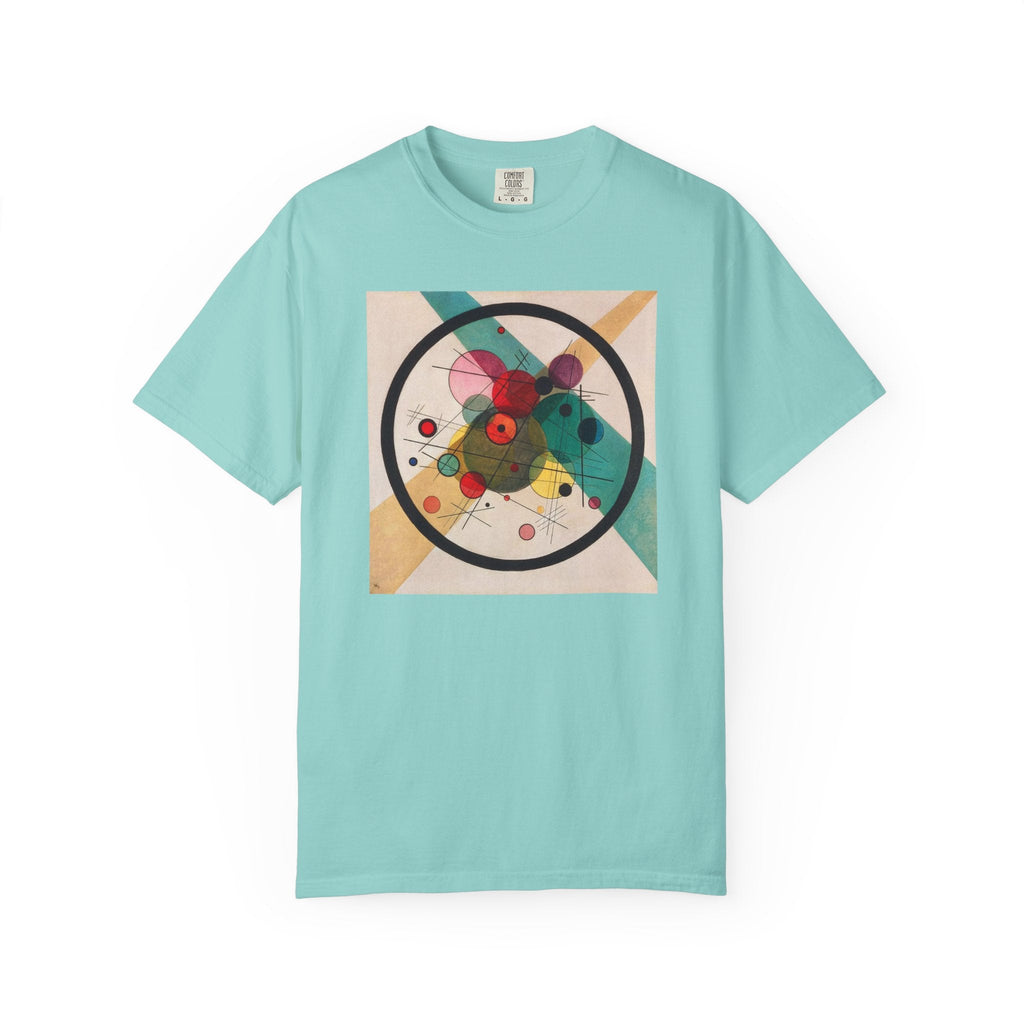 Abstract Art Tshirt, Circles in a Circle, Wassily Kandinsky by PopCultureByDesign36