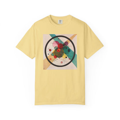 Abstract Art Tshirt, Circles in a Circle, Wassily Kandinsky - Popbydesign