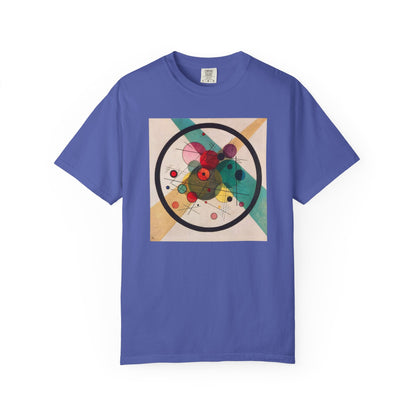Abstract Art Tshirt, Circles in a Circle, Wassily Kandinsky - Popbydesign