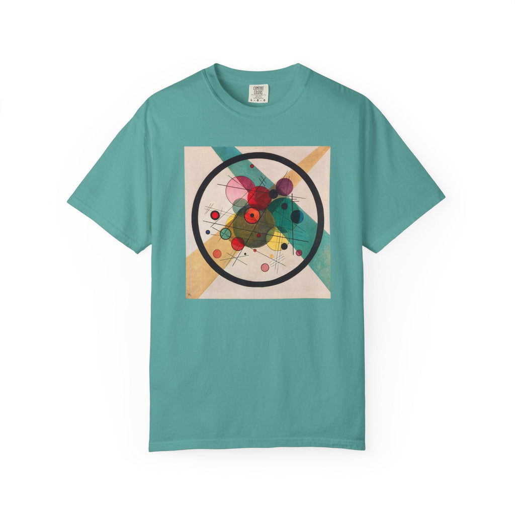 Abstract Art Tshirt, Circles in a Circle, Wassily Kandinsky by PopCultureByDesign36