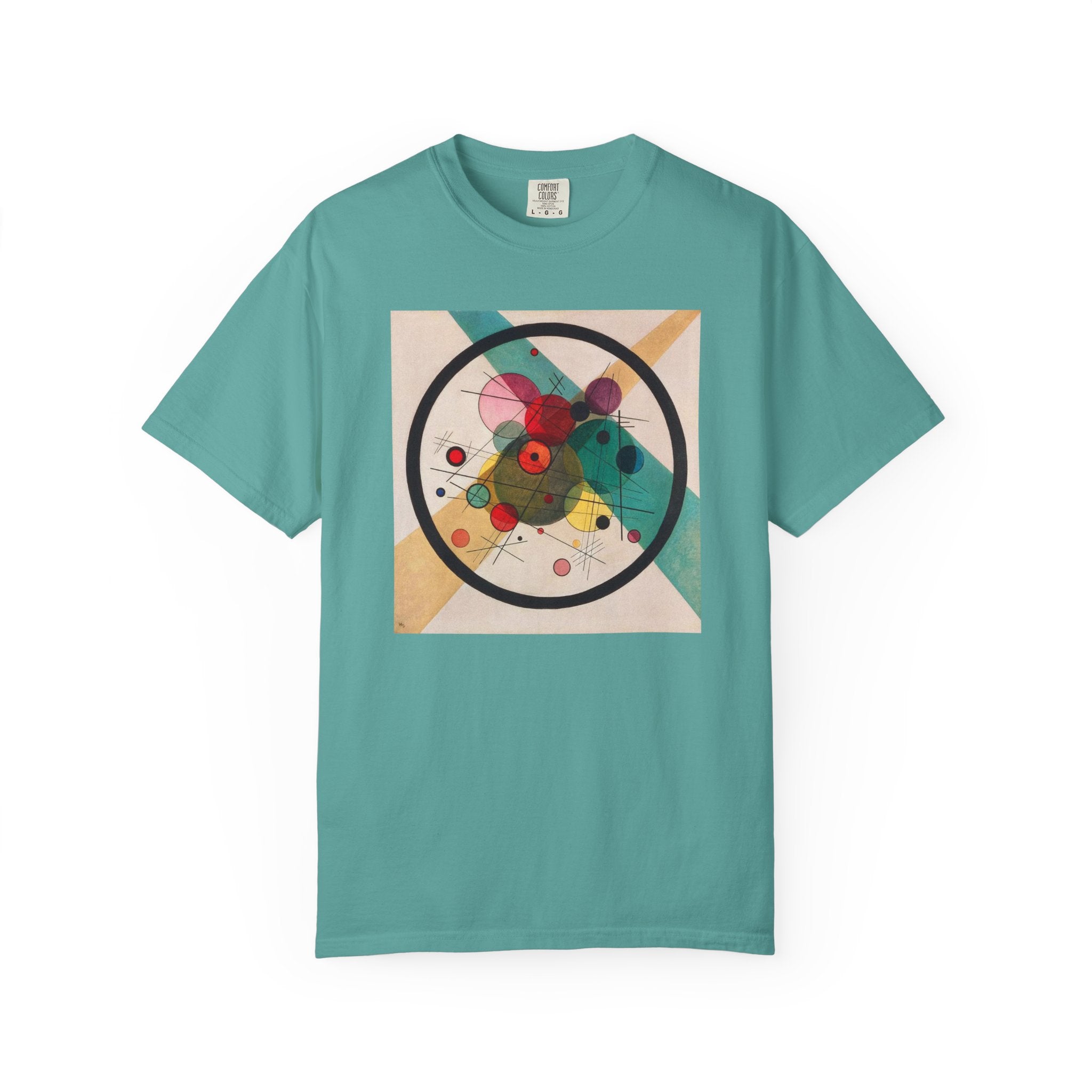Abstract Art Tshirt, Circles in a Circle, Wassily Kandinsky by PopCultureByDesign36