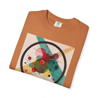 Abstract Art Tshirt, Circles in a Circle, Wassily Kandinsky - Popbydesign