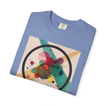 Abstract Art Tshirt, Circles in a Circle, Wassily Kandinsky - Popbydesign