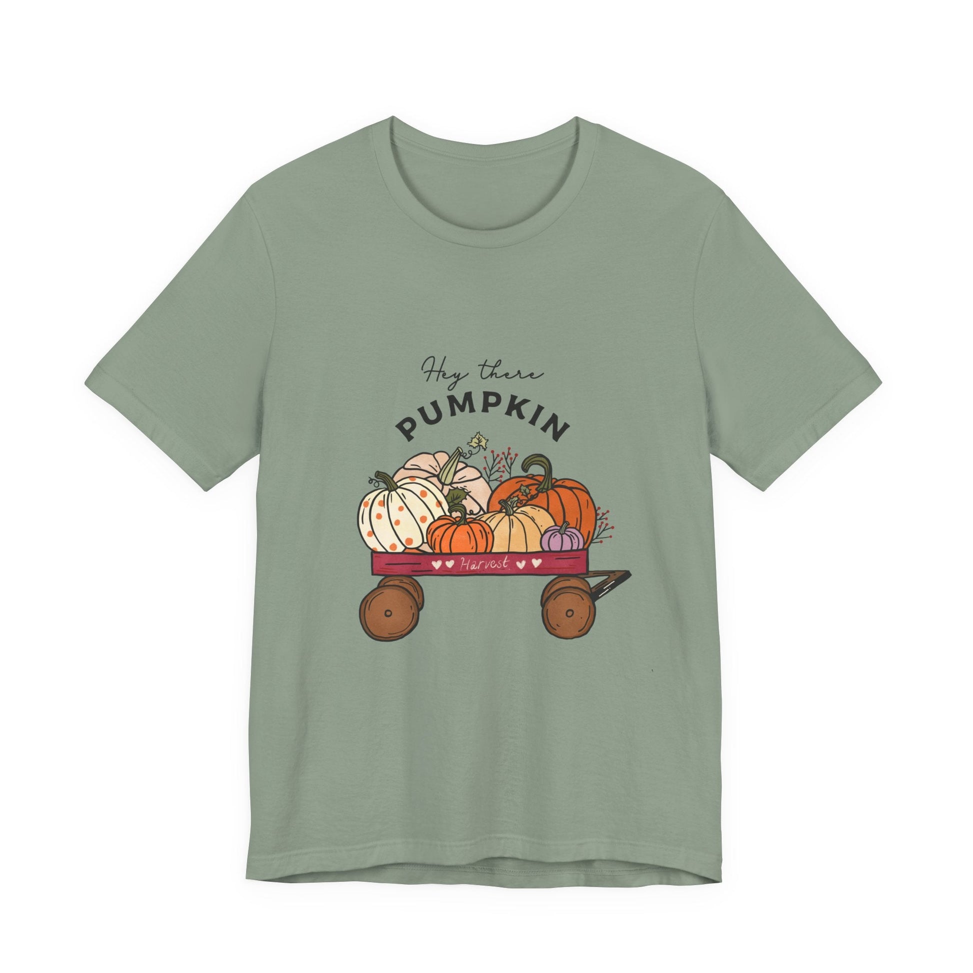 Autumn Halloween Pumpkin T-Shirt,Hey There Pumpkin Unisex - Popbydesign