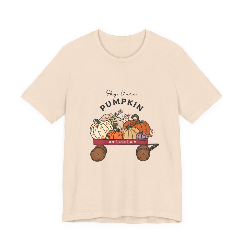 Autumn Halloween Pumpkin T-Shirt,Hey There Pumpkin Unisex by PopCultureByDesign36