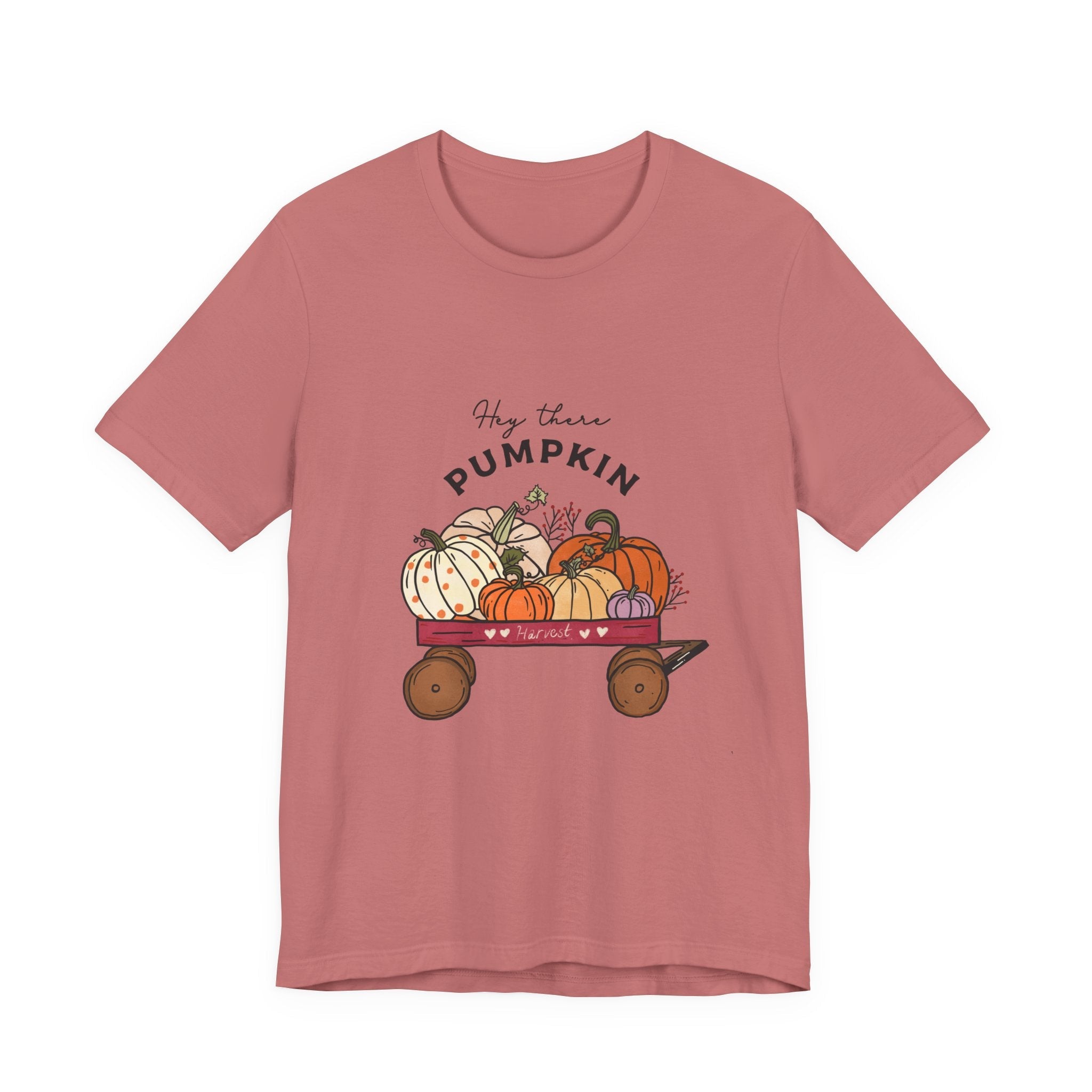 Autumn Halloween Pumpkin T-Shirt,Hey There Pumpkin Unisex by PopCultureByDesign36