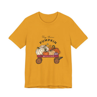 Autumn Halloween Pumpkin T-Shirt,Hey There Pumpkin Unisex - Popbydesign