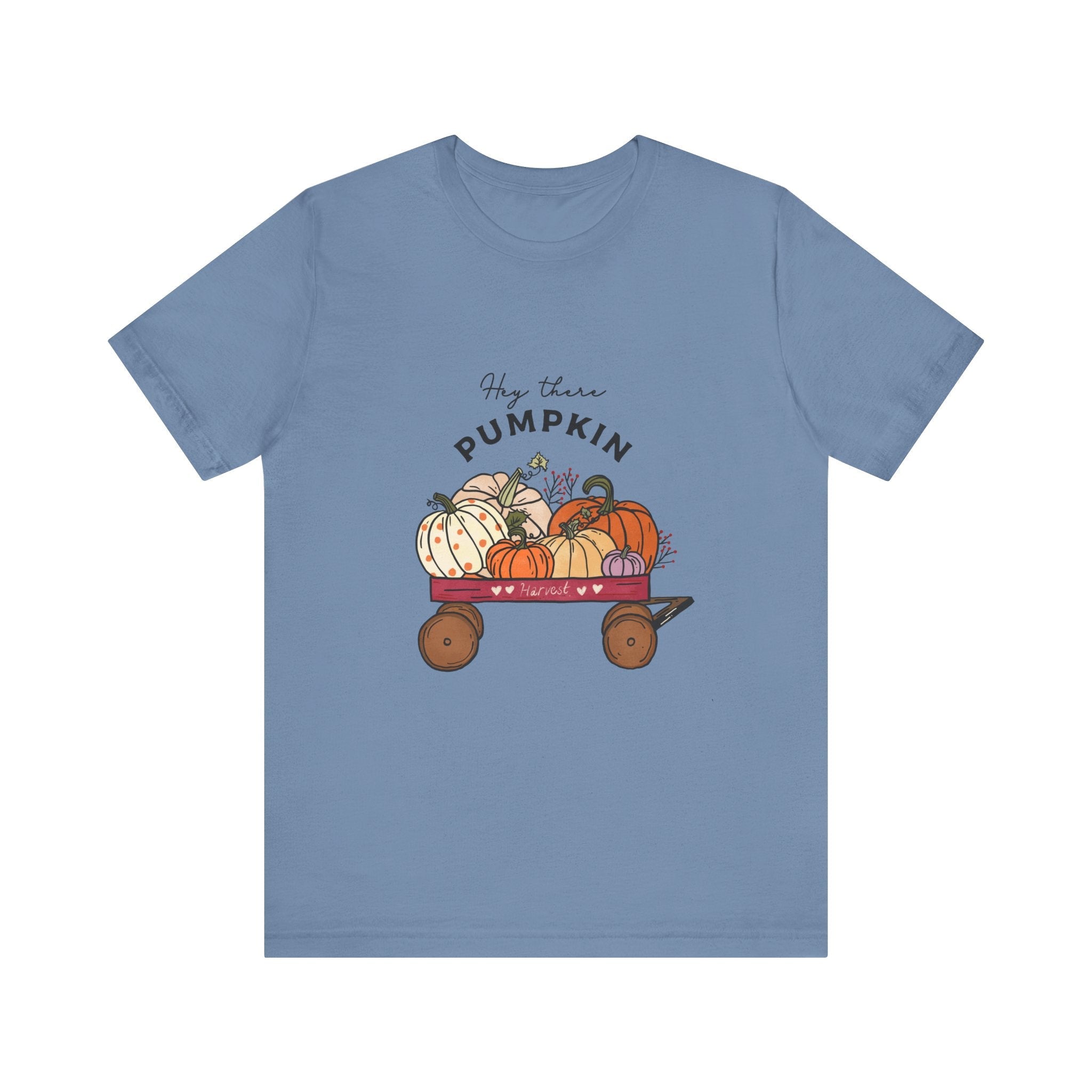 Autumn Halloween Pumpkin T-Shirt,Hey There Pumpkin Unisex by PopCultureByDesign36