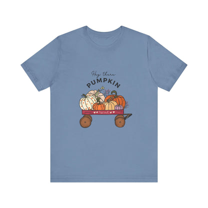 Autumn Halloween Pumpkin T-Shirt,Hey There Pumpkin Unisex - Popbydesign