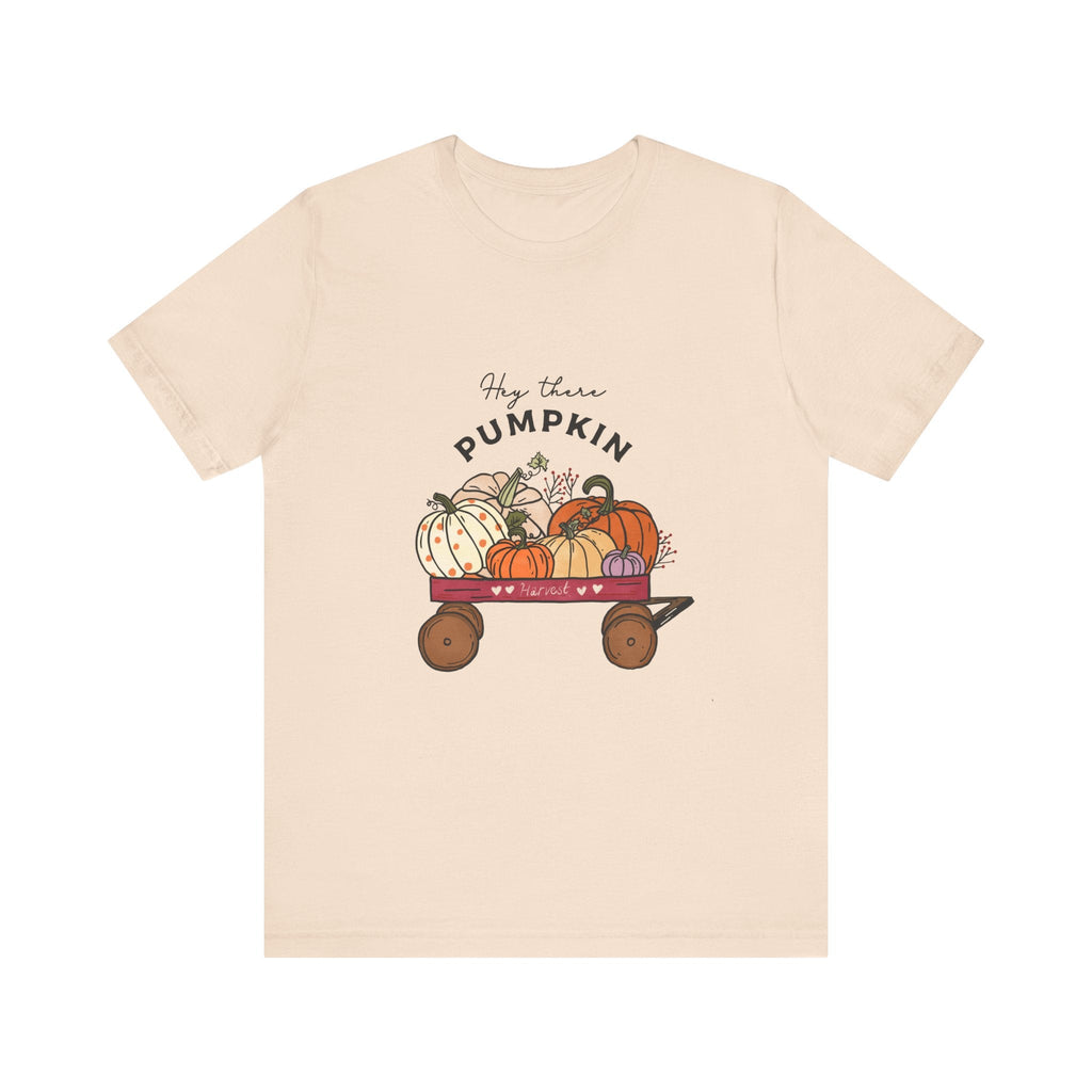 Autumn Halloween Pumpkin T-Shirt,Hey There Pumpkin Unisex by PopCultureByDesign36