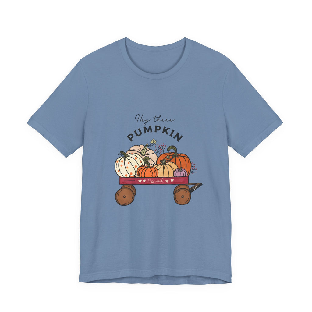 Autumn Halloween Pumpkin T-Shirt,Hey There Pumpkin Unisex by PopCultureByDesign36