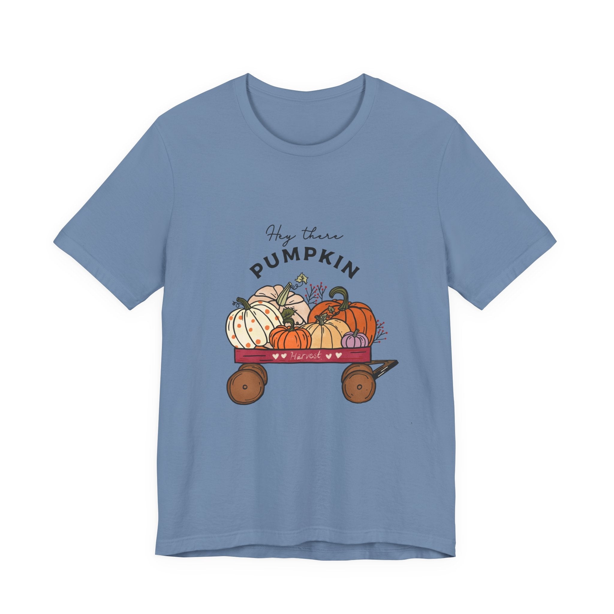 Autumn Halloween Pumpkin T-Shirt,Hey There Pumpkin Unisex by PopCultureByDesign36
