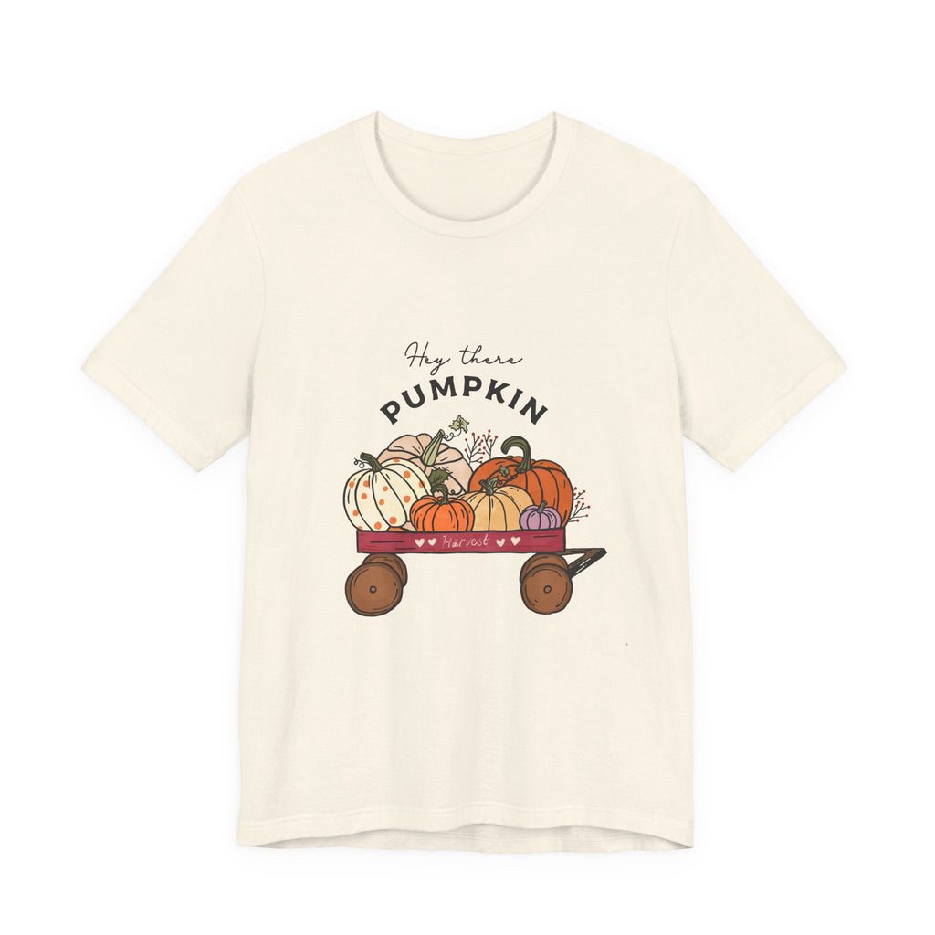 Autumn Halloween Pumpkin T-Shirt,Hey There Pumpkin Unisex by PopCultureByDesign36